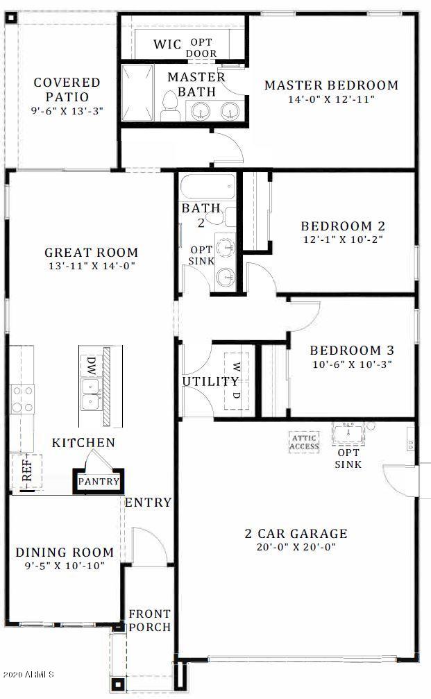 8677 South 165th Avenue Goodyear, AZ 85338 - Photo 45 of 45 Gull Floorplan
