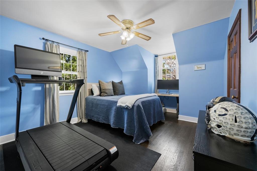 106 Sycamore Drive Pittsburgh, PA 15237 - Photo 28 of 41 a bedroom with a bed and a flat tv screen on dresser