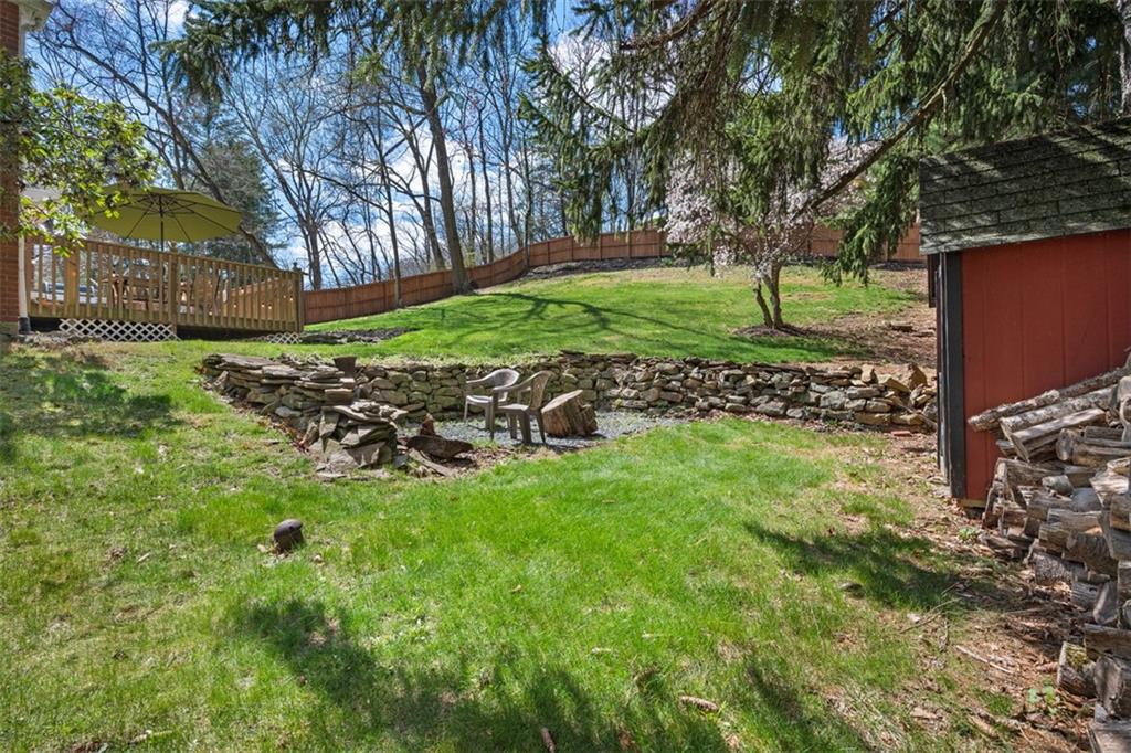 106 Sycamore Drive Pittsburgh, PA 15237 - Photo 34 of 41 a view of backyard with wooden fence