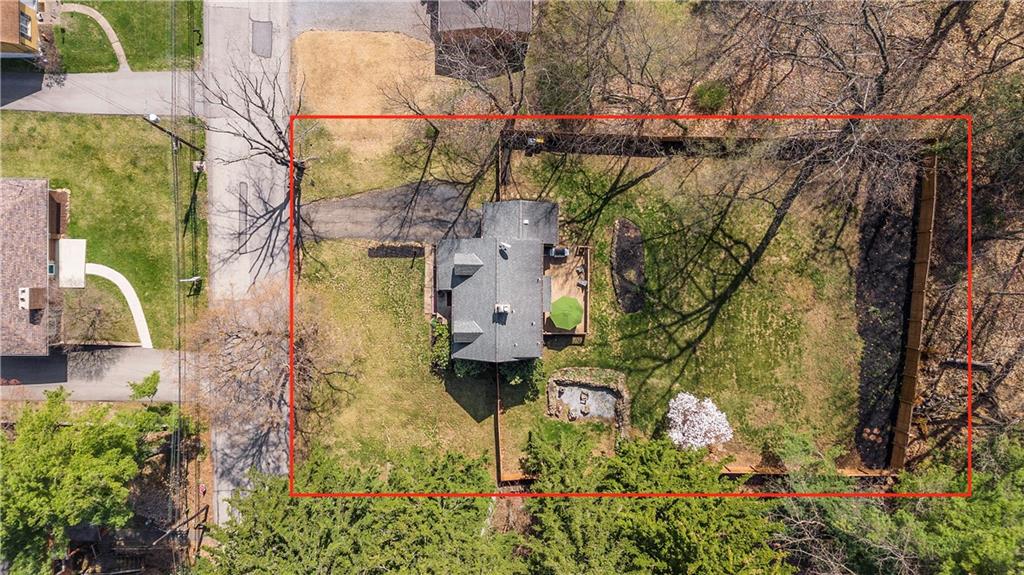 106 Sycamore Drive Pittsburgh, PA 15237 - Photo 35 of 41 a aerial view of a house with large trees and playing ground