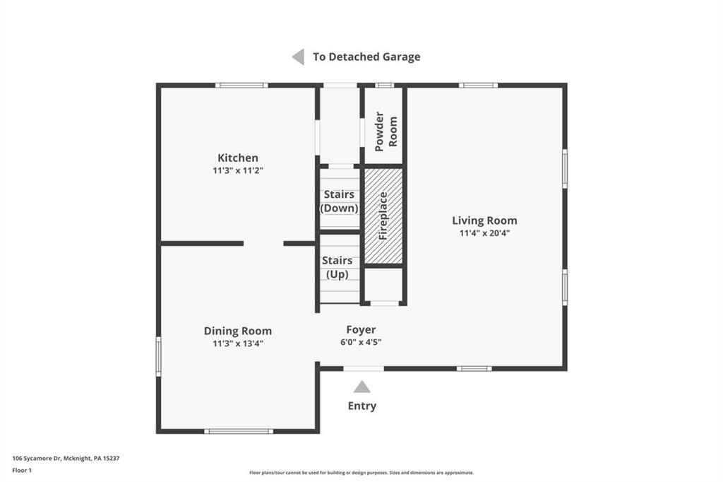 106 Sycamore Drive Pittsburgh, PA 15237 - Photo 39 of 41 a picture of a floor plan