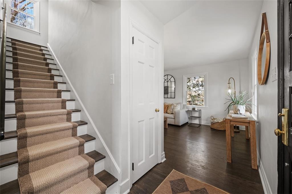 106 Sycamore Drive Pittsburgh, PA 15237 - Photo 4 of 41 a view of entryway and hall with wooden floor