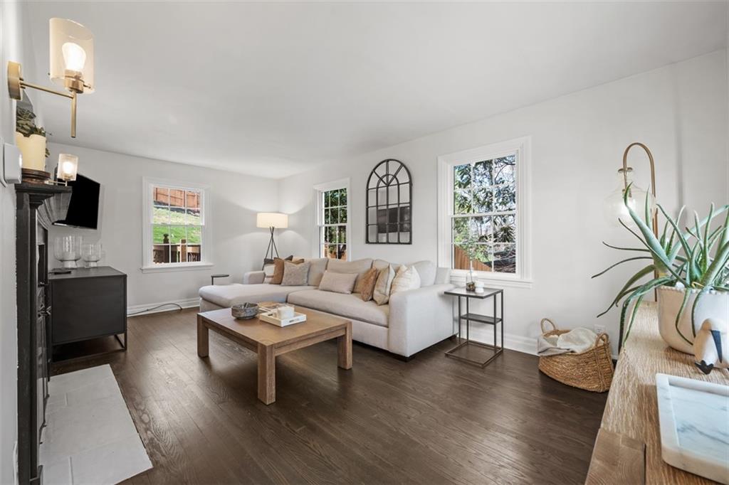 106 Sycamore Drive Pittsburgh, PA 15237 - Photo 5 of 41 a living room with furniture and a flat screen tv