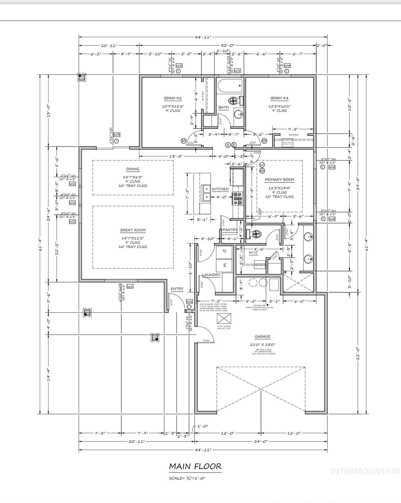 1117 14th Street Rupert, ID 83350 - Photo 2 of 2 View of room layout