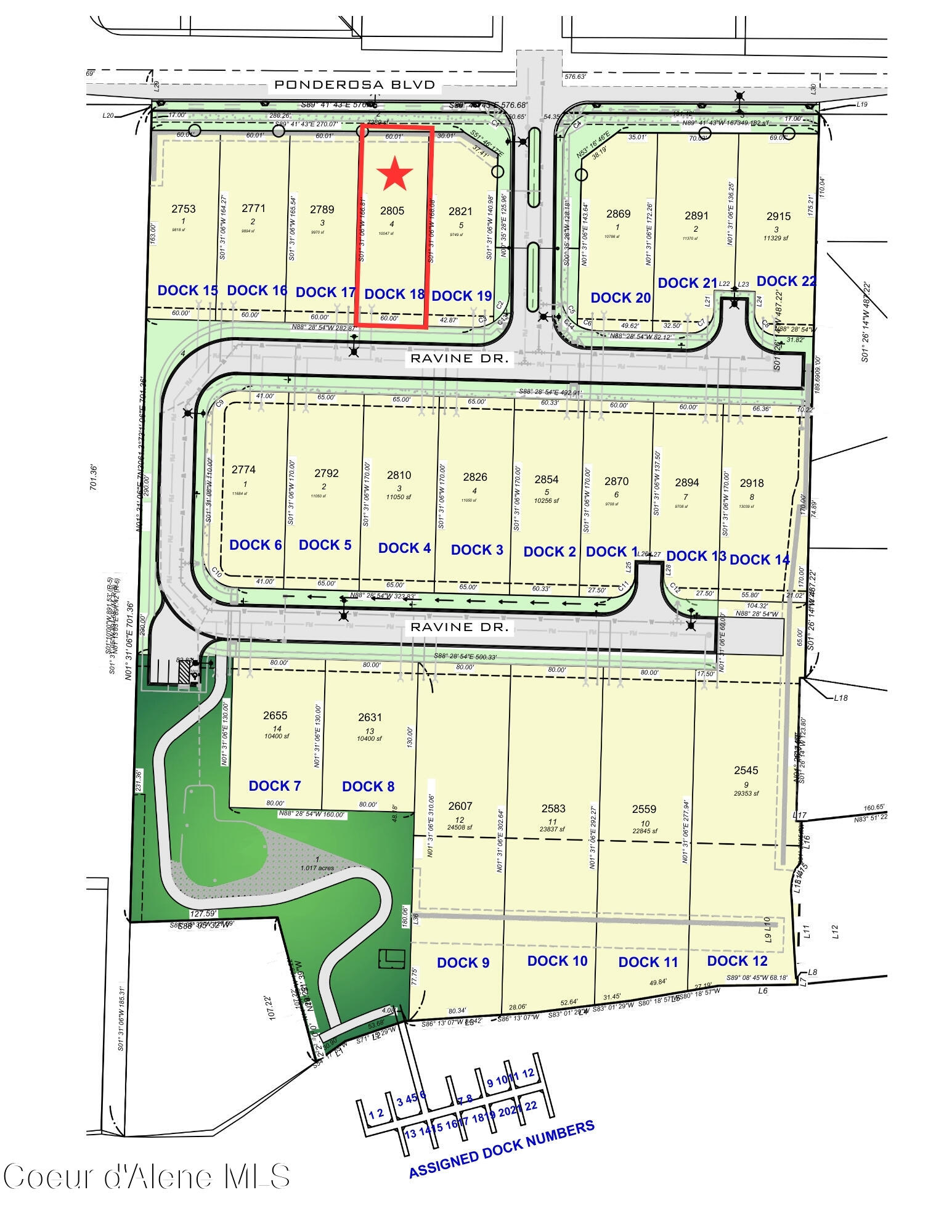 2805 East Ravine Drive Post Falls, ID 83854 - Photo 17 of 17 Waterstone Final Plat Prices LOT 4 BLK 1