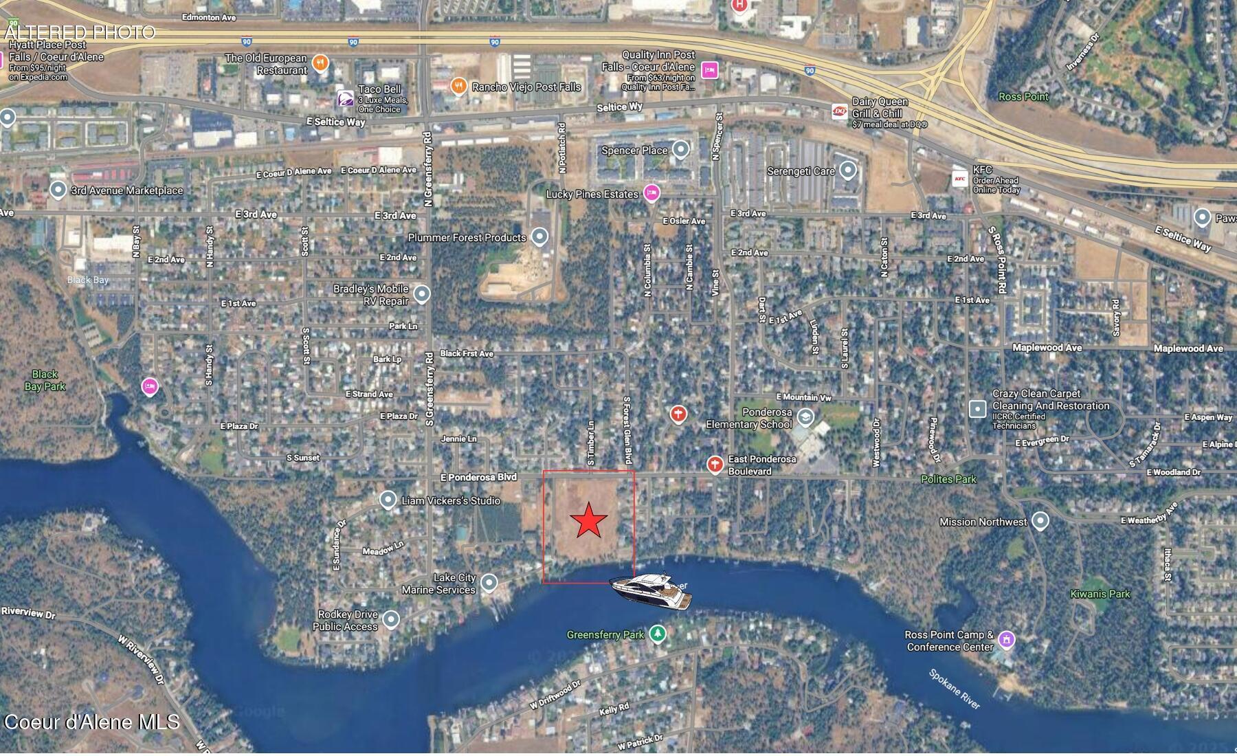 2805 East Ravine Drive Post Falls, ID 83854 - Photo 10 of 16 Waterstone Location Map