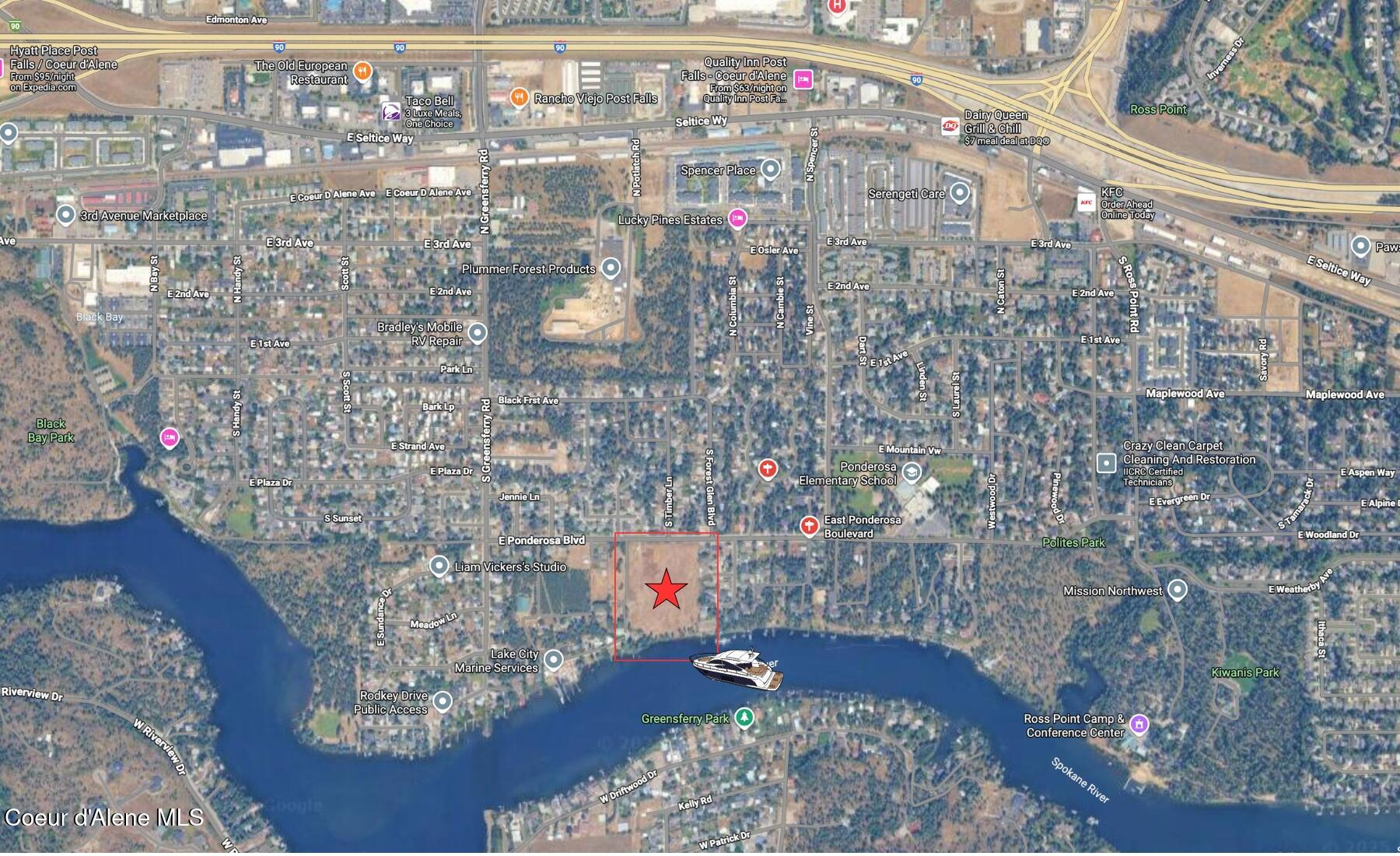 2805 East Ravine Drive Post Falls, ID 83854 - Photo 10 of 17 Waterstone Location Map