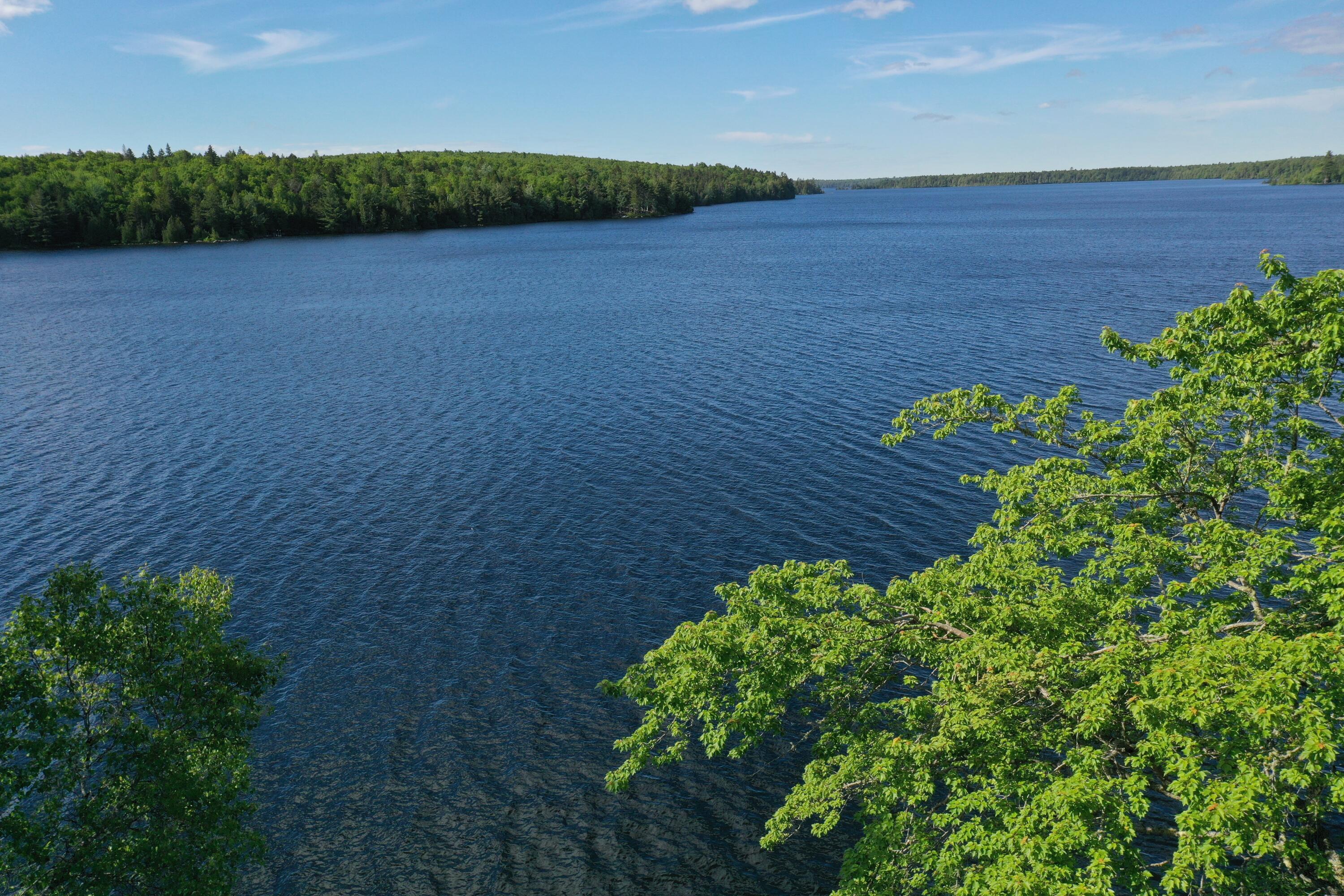 214 Camp Road Cooper, ME 04657 - Photo 49 of 51 Aerial looking across the lake