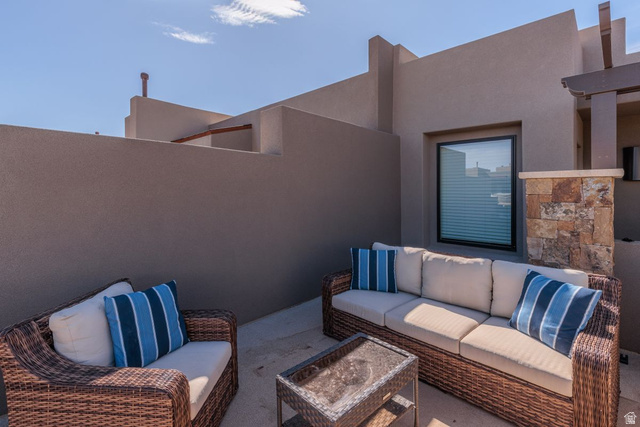 4845 Fishers Is Way St. George, UT 84770 - Photo 30 of 41 View of patio / terrace with outdoor lounge area