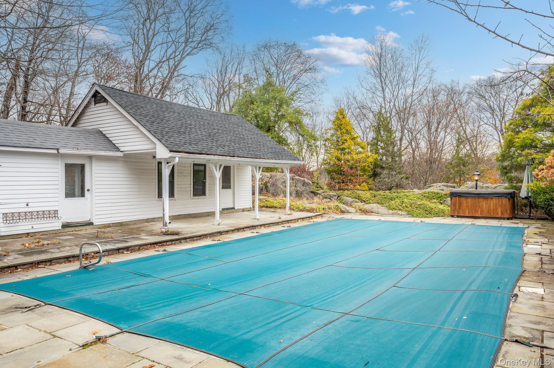 82 Shingle House Road Millwood, NY 10546 - Photo 37 of 50 a front view of house with yard and trees in the background