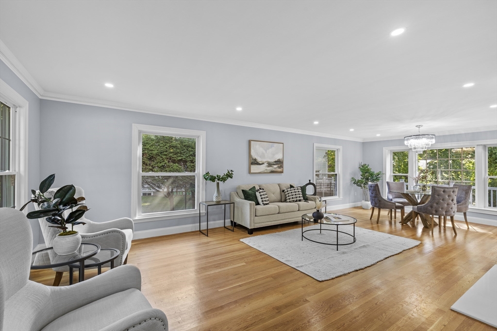 108 Radcliffe Road Belmont, MA 02478 - Photo 10 of 31 a living room with furniture and a large window
