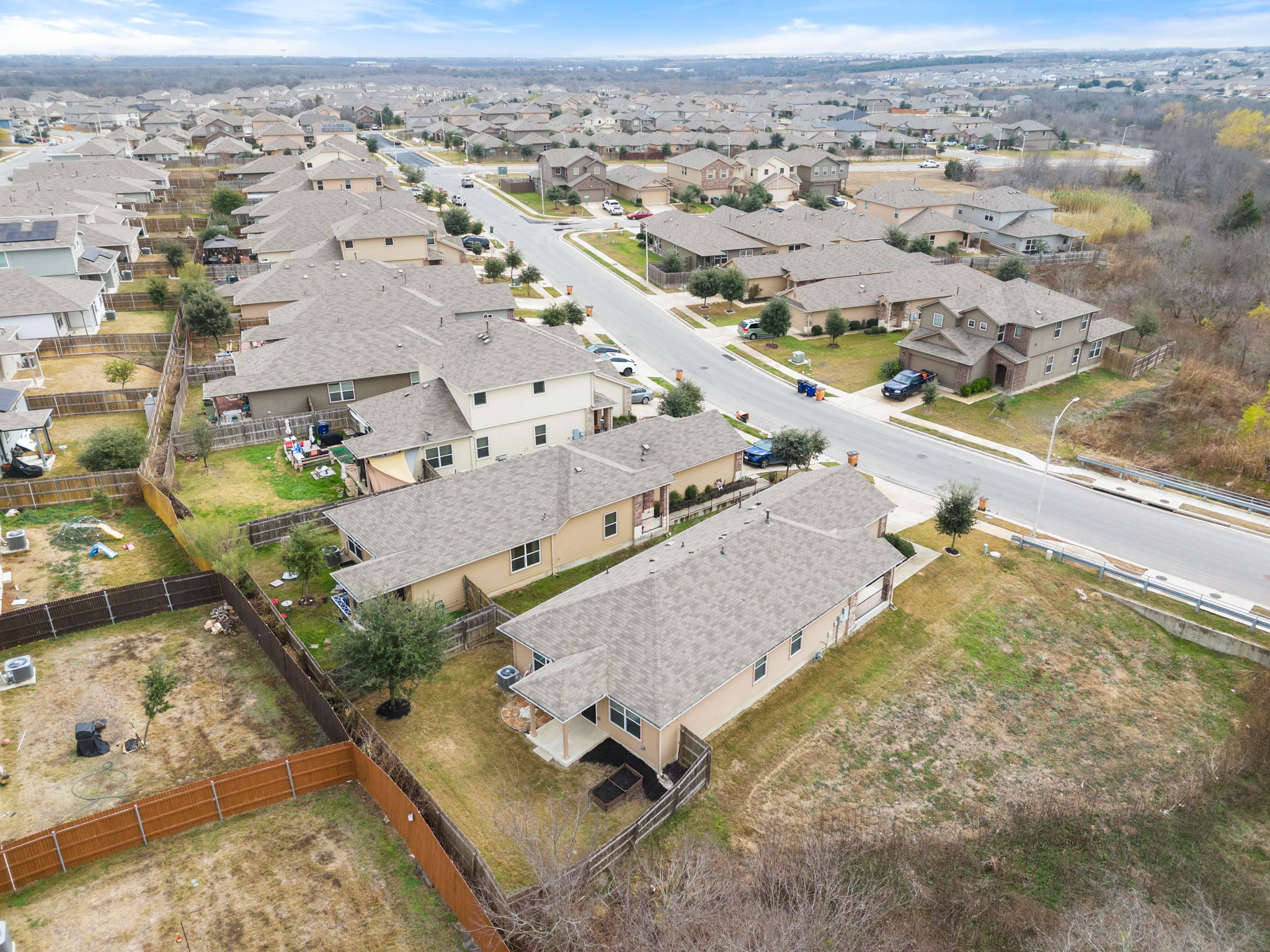 3100 Crystal Bend Drive Pflugerville, TX 78660 - Photo 27 of 32 Aerial view of property's location with nearby suburban area