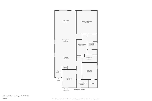 $310,000 | 3100 Crystal Bend Drive, Pflugerville, TX 78660