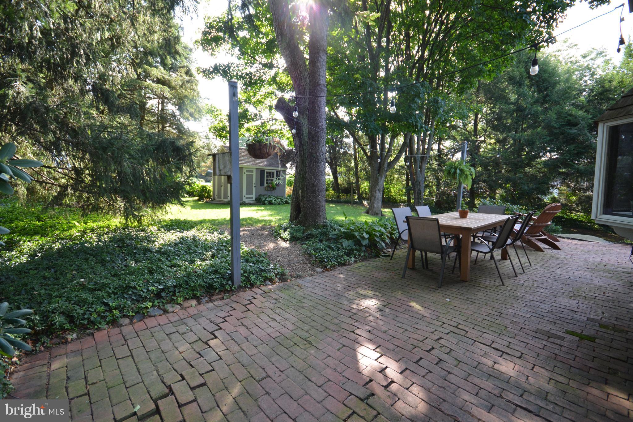 19 Wolf Road Akron, PA 17501 - Photo 16 of 42 Rear Brick Patio & Yard