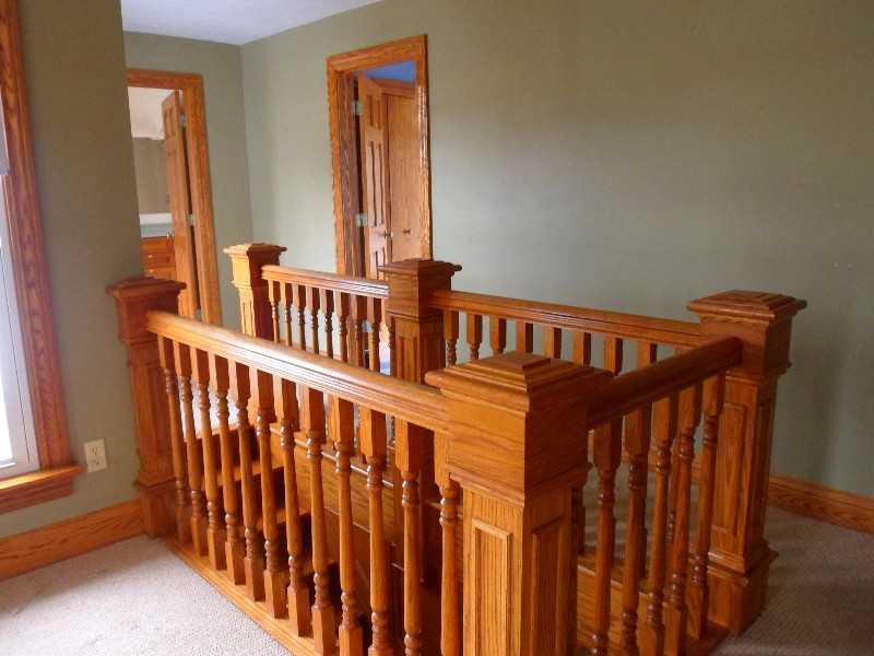 7 Kinsman Road Greenville, PA 16125 - Photo 19 of 19 Other. Oak banister form 2nd floor fam room looking into bath and small bedroom