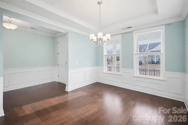 a view of livingroom with hardwood floor and window