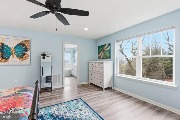 a backyard of a house with seating space