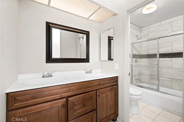 a view of a garage with wooden floors