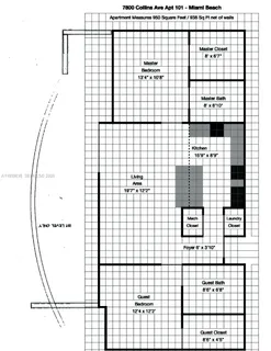 $699,000 | 7800 Collins Avenue, Unit 101, Miami Beach, FL 33141