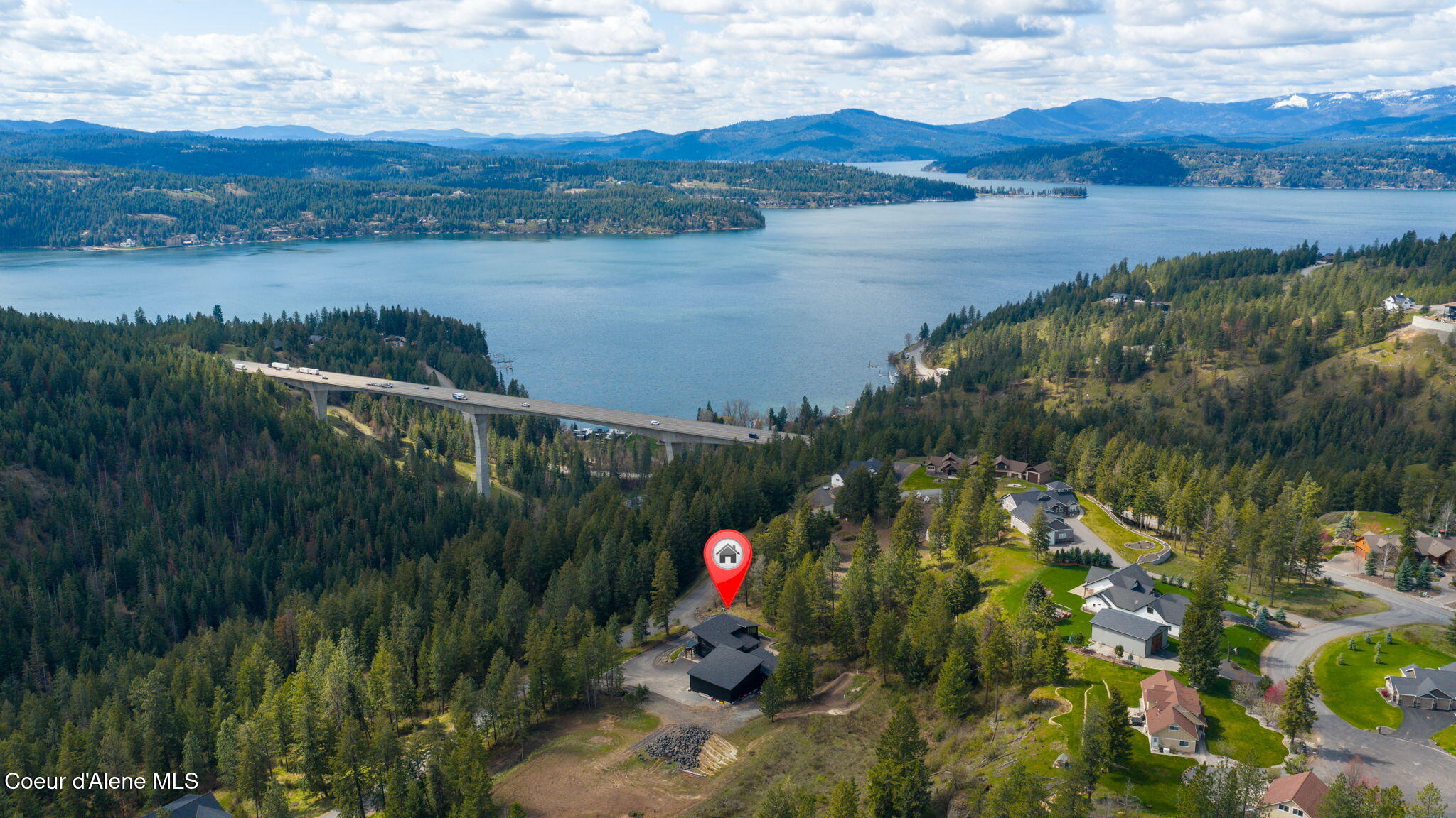 6799 East Shiras Road Coeur D'Alene, ID 83814 - Photo 53 of 98 Aerial Views