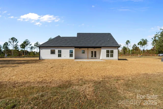 a backyard of a house