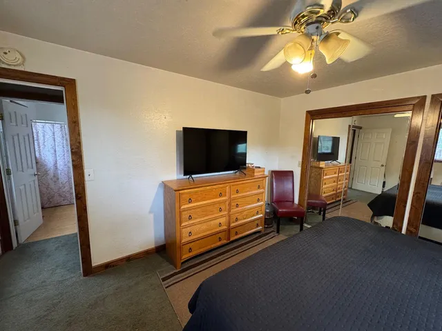 a view of swimming pool with a yard