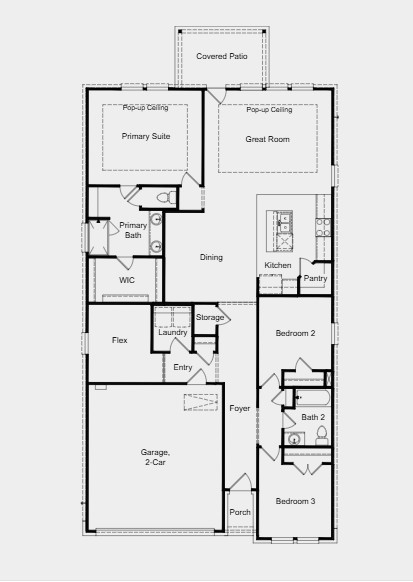 22002 Sam Raburn Drive Tomball, TX 77375 - Photo 36 of 36 Floorplan Rendering