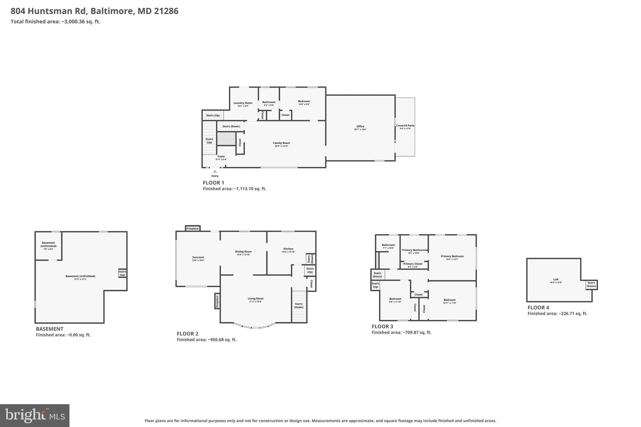 804 Huntsman Road Baltimore, MD 21286 - Photo 37 of 41 Combined