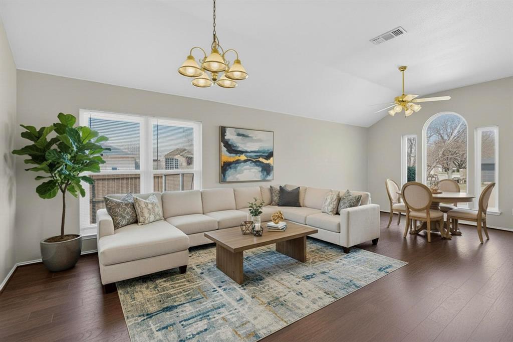 1025 Caleb Street Burleson, TX 76028 - Photo 2 of 38 Staged living and dining area
