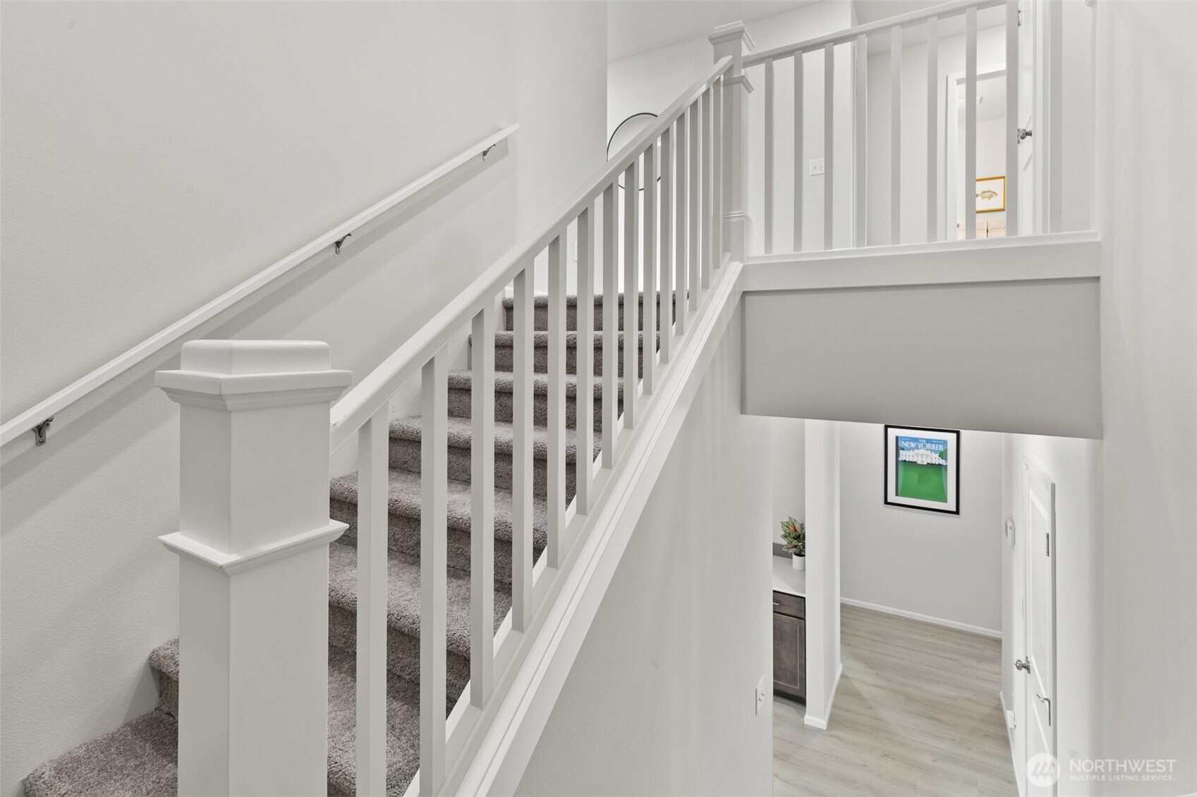 32302 135th Place Southeast Sultan, WA 98294 - Photo 18 of 32 a view of staircase with railing and white walls