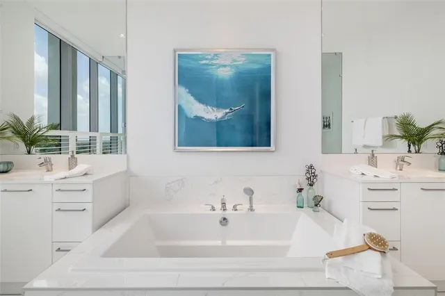 a view of a city with tall buildings