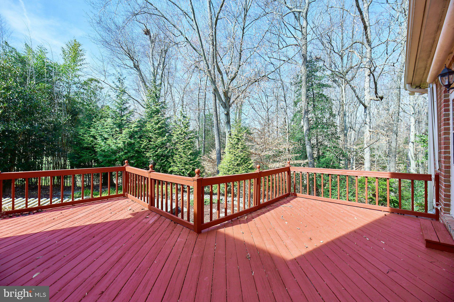 6051 Adams Drive La Plata, MD 20646 - Photo 61 of 72 a view of balcony with wooden floor and fence