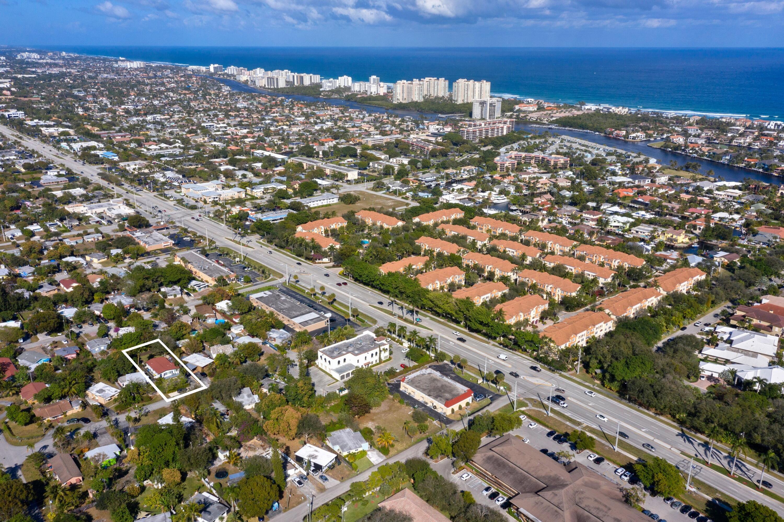 409 Manchester Street Boca Raton, FL 33487 - Photo 1 of 32 Aerial Ocean View