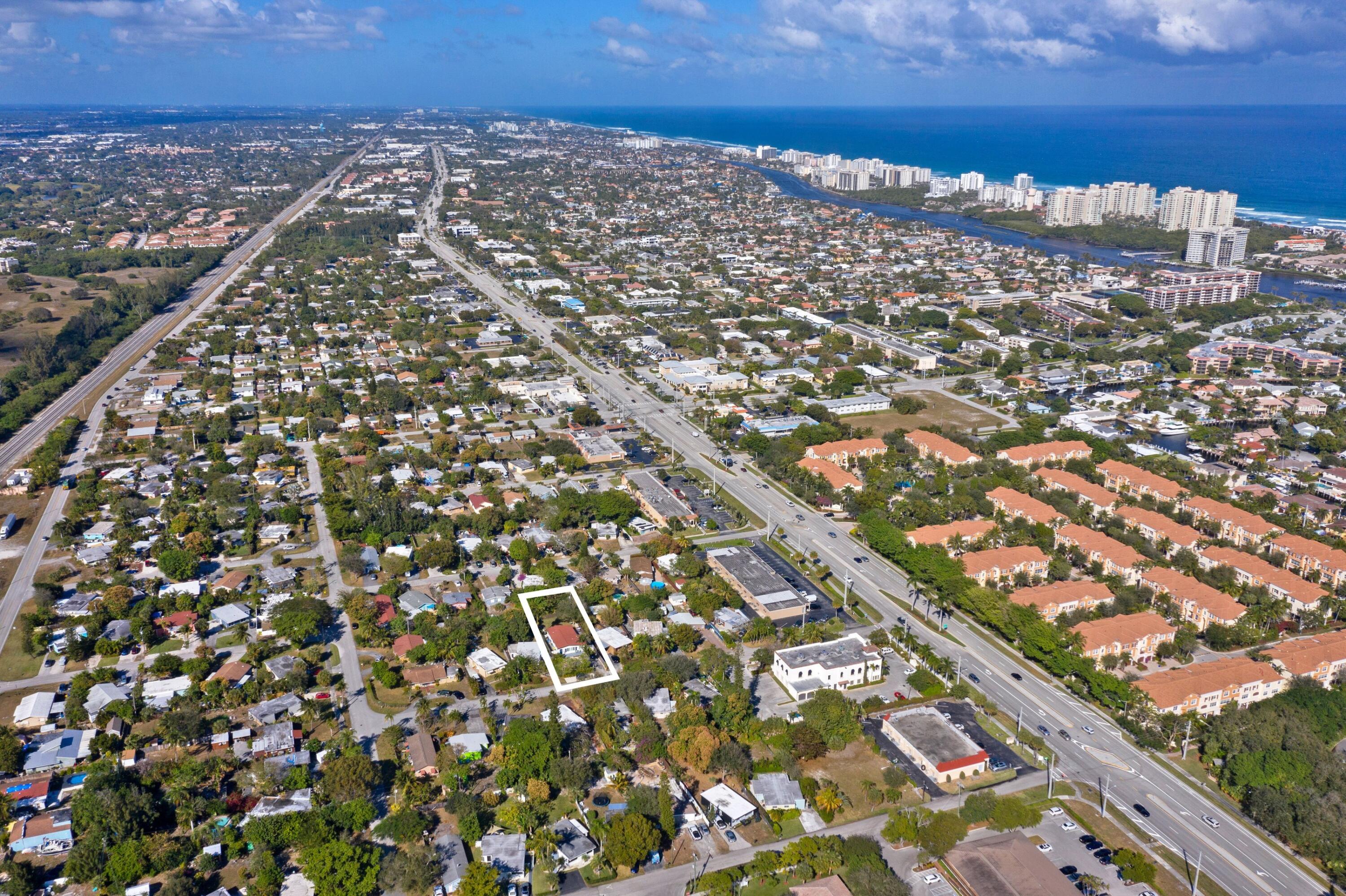 409 Manchester Street Boca Raton, FL 33487 - Photo 21 of 32 Aerial Ocean View
