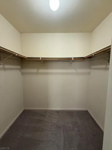 an empty room with a workbench