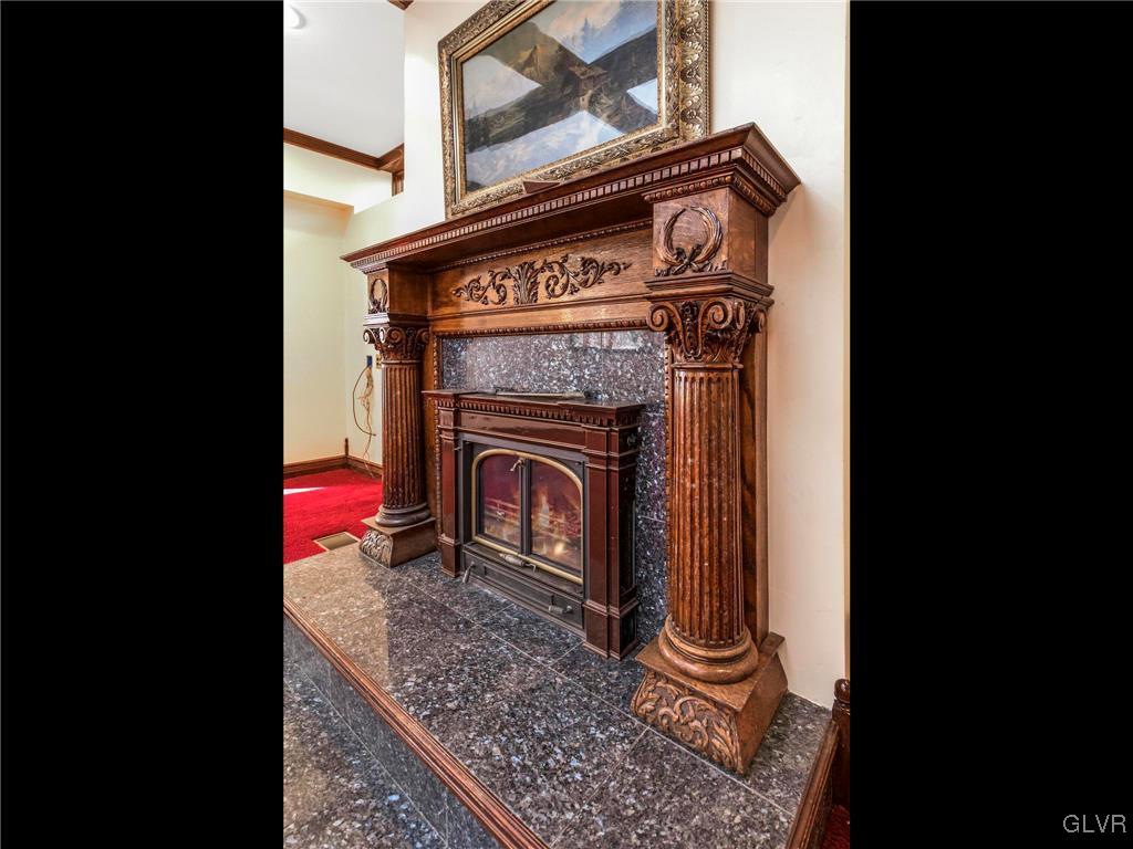 199 Evergreen Hollow Road Effort, PA 18330 - Photo 18 of 50 a view of a fireplace in the kitchen