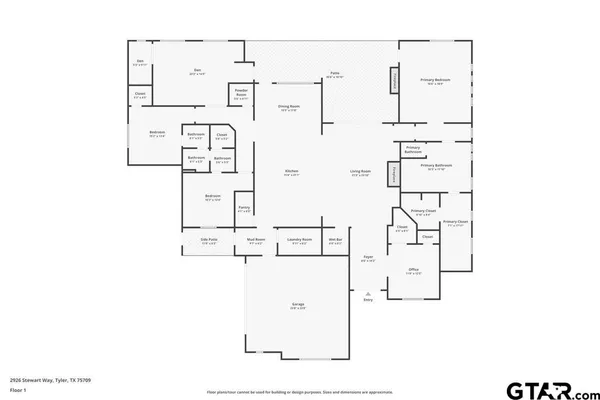 $1,030,000 | 2926 Stewart Way, Tyler, TX 75709