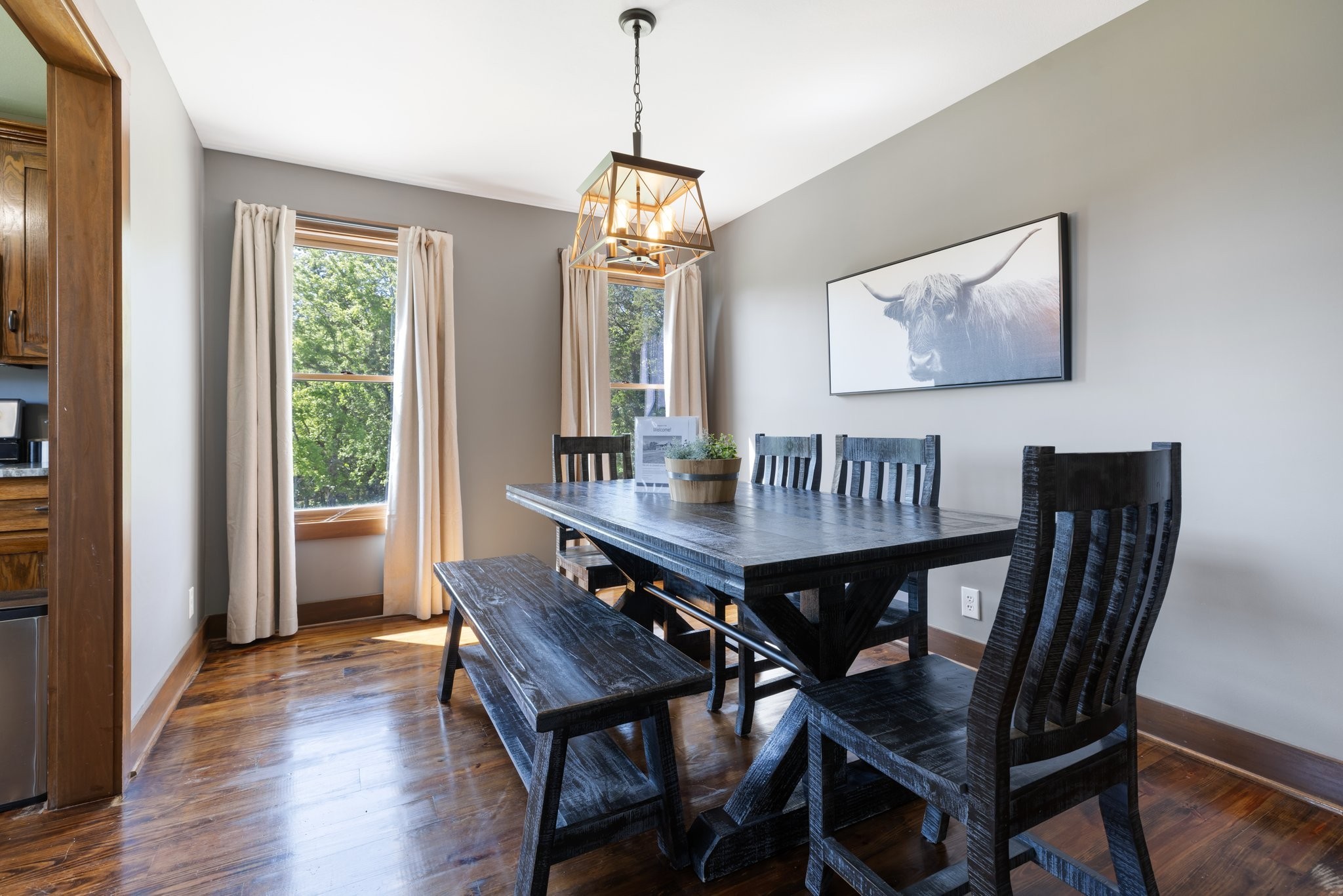 2890 Ellis Lane Palmyra, TN 37142 - Photo 9 of 19 a view of a dining room with furniture window and wooden floor