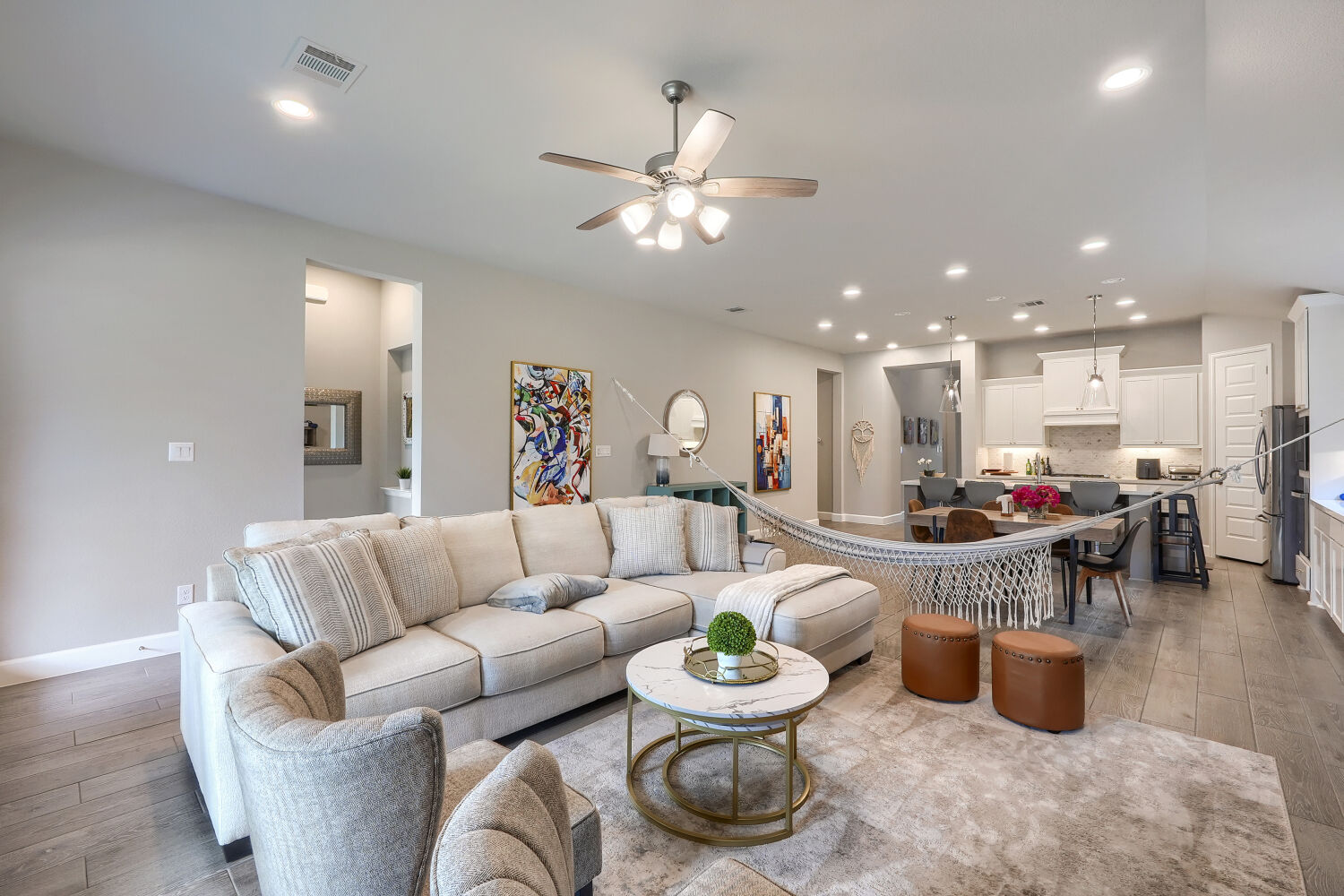 308 Fawn Riv Run Kyle, TX 78640 - Photo 2 of 25 Bright, open living space designed for comfortable everyday living.