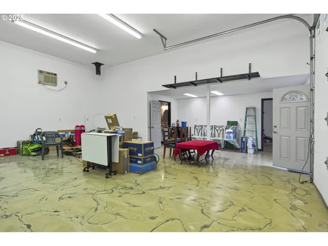 a living room with lots of furniture