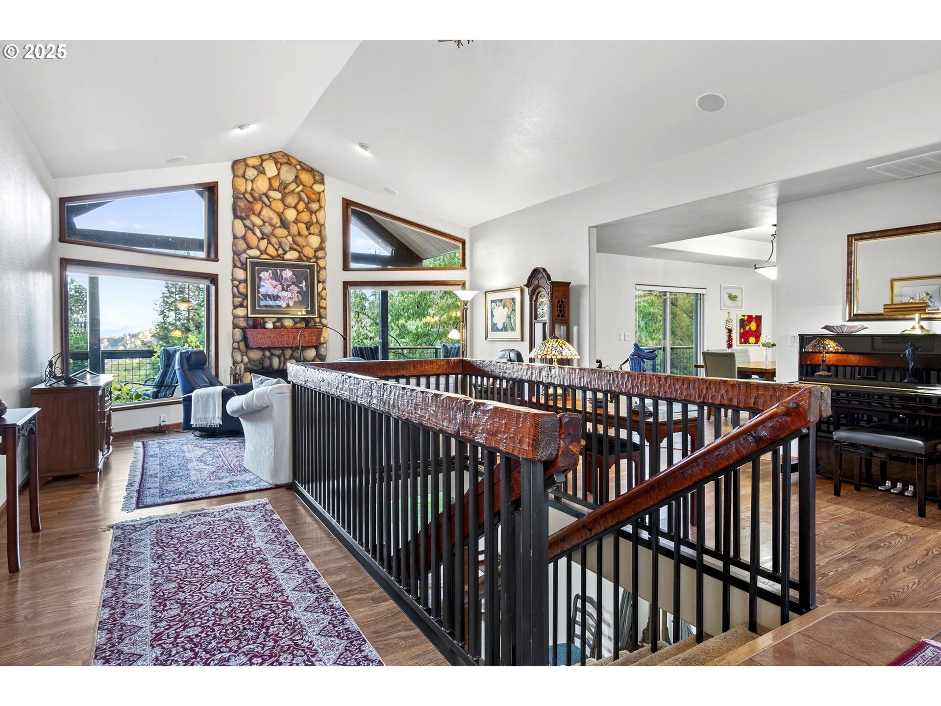 1645 Brozio Road Roseburg, OR 97471 - Photo 6 of 48 a view of a porch with wooden floor and windows