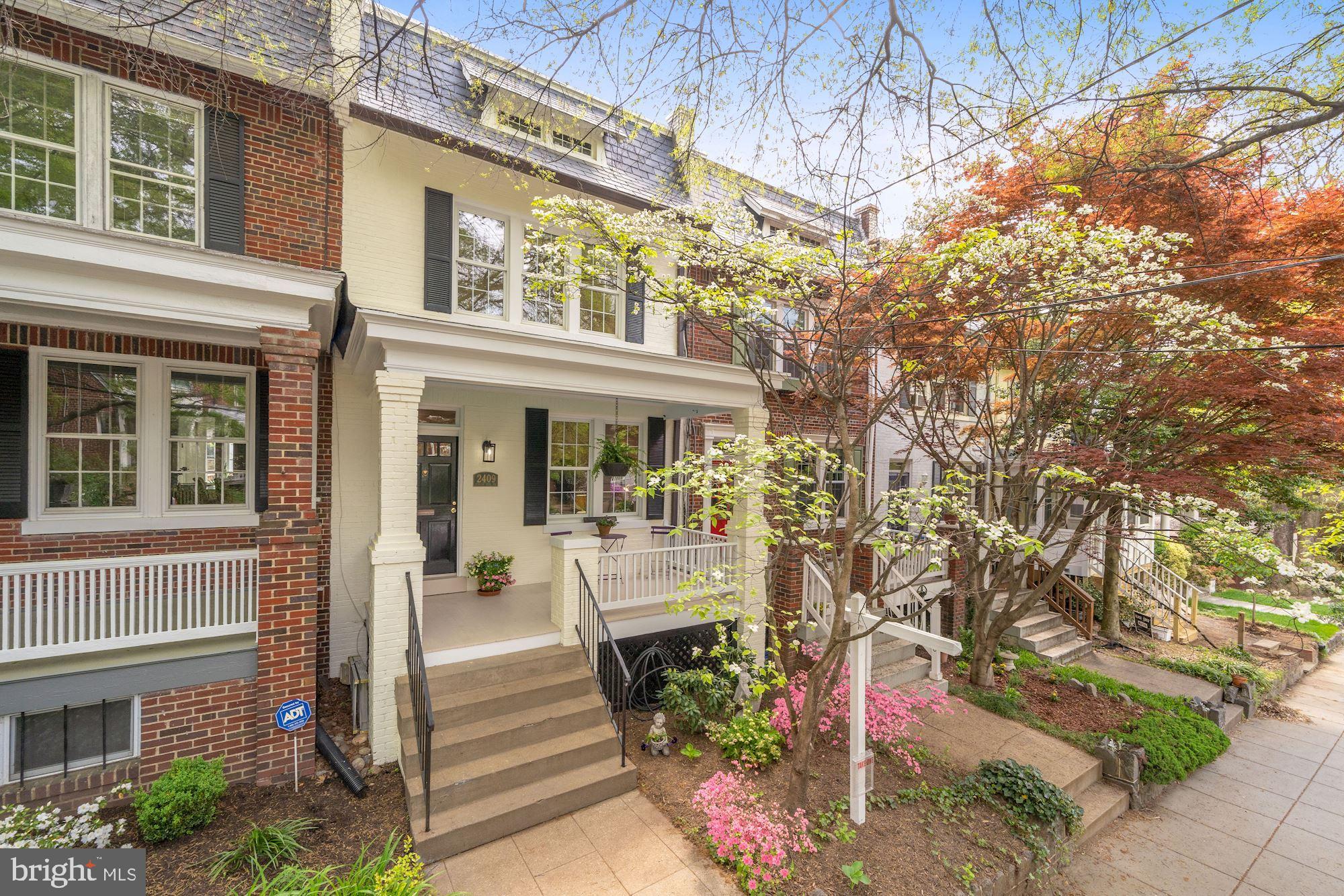 2409 Tunlaw Road Northwest Washington, DC 20007 - Photo 1 of 42 Stunning Glover Park Row-home