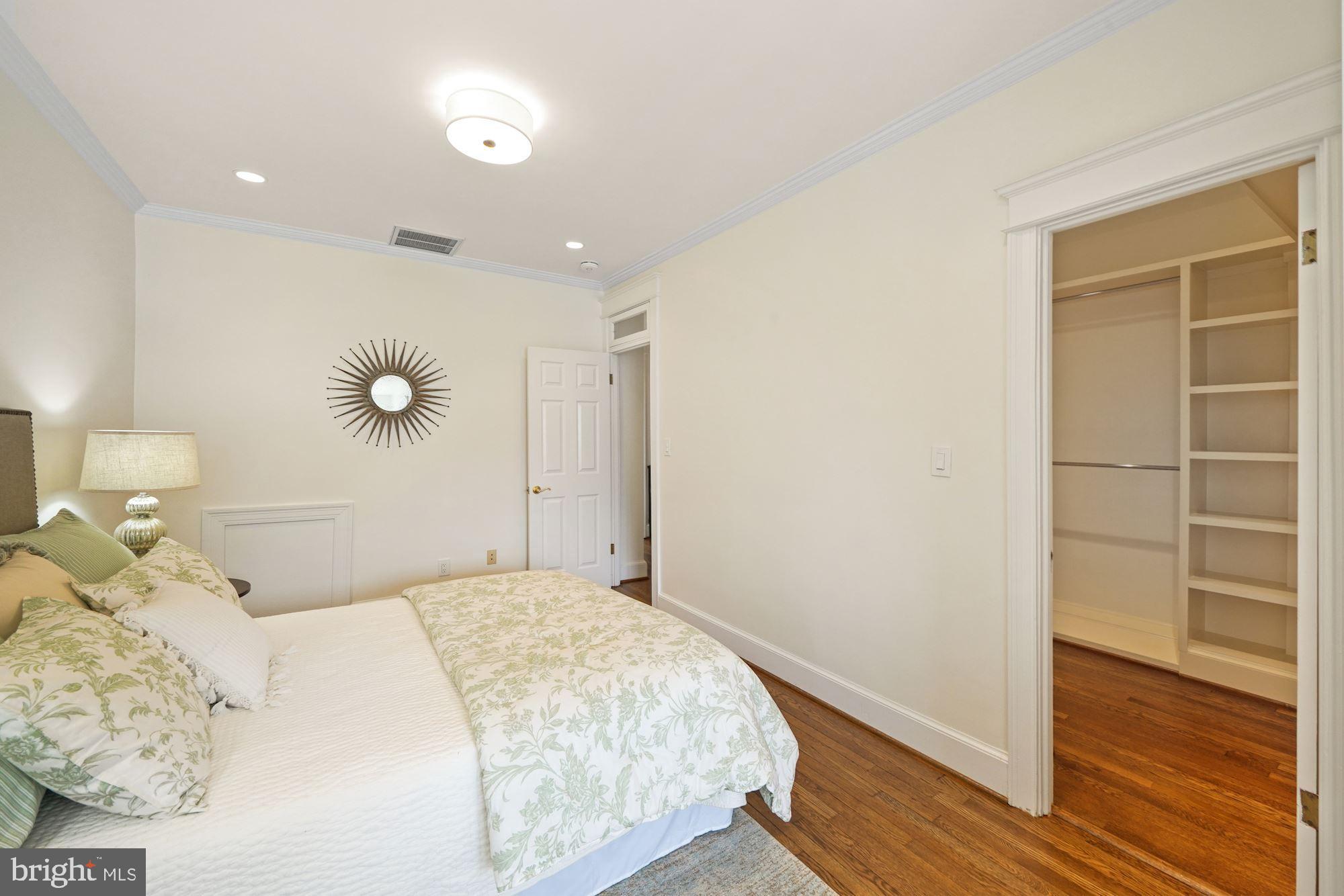 2409 Tunlaw Road Northwest Washington, DC 20007 - Photo 18 of 42 Primary Bedroom looking towards walk-in closet