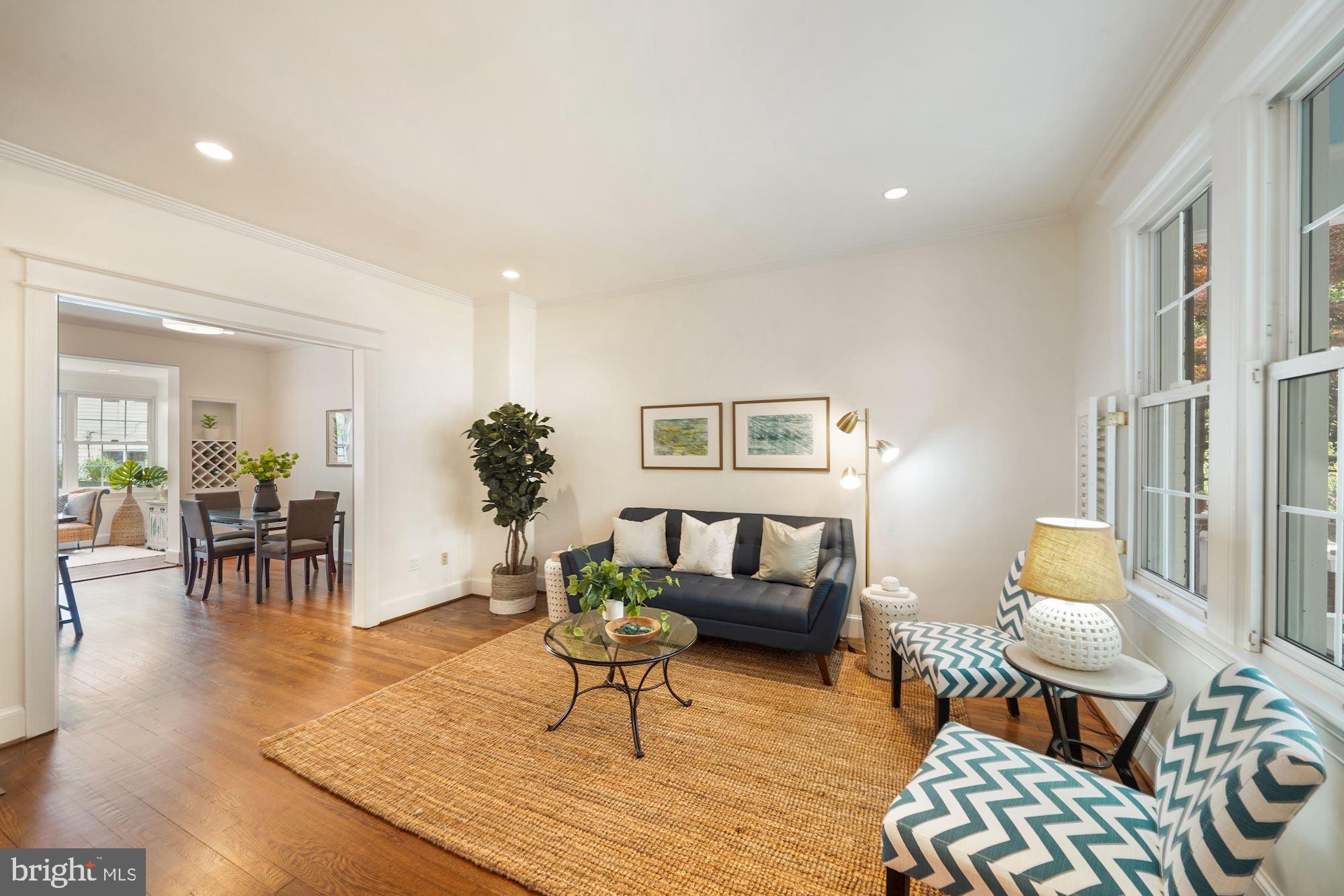 2409 Tunlaw Road Northwest Washington, DC 20007 - Photo 5 of 42 Spacious Living Room