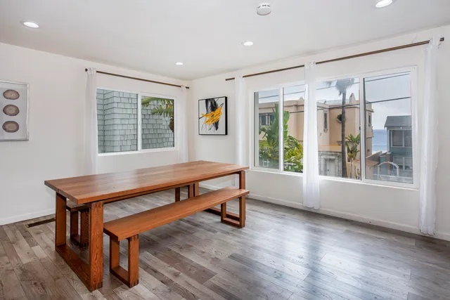 a room with furniture and windows