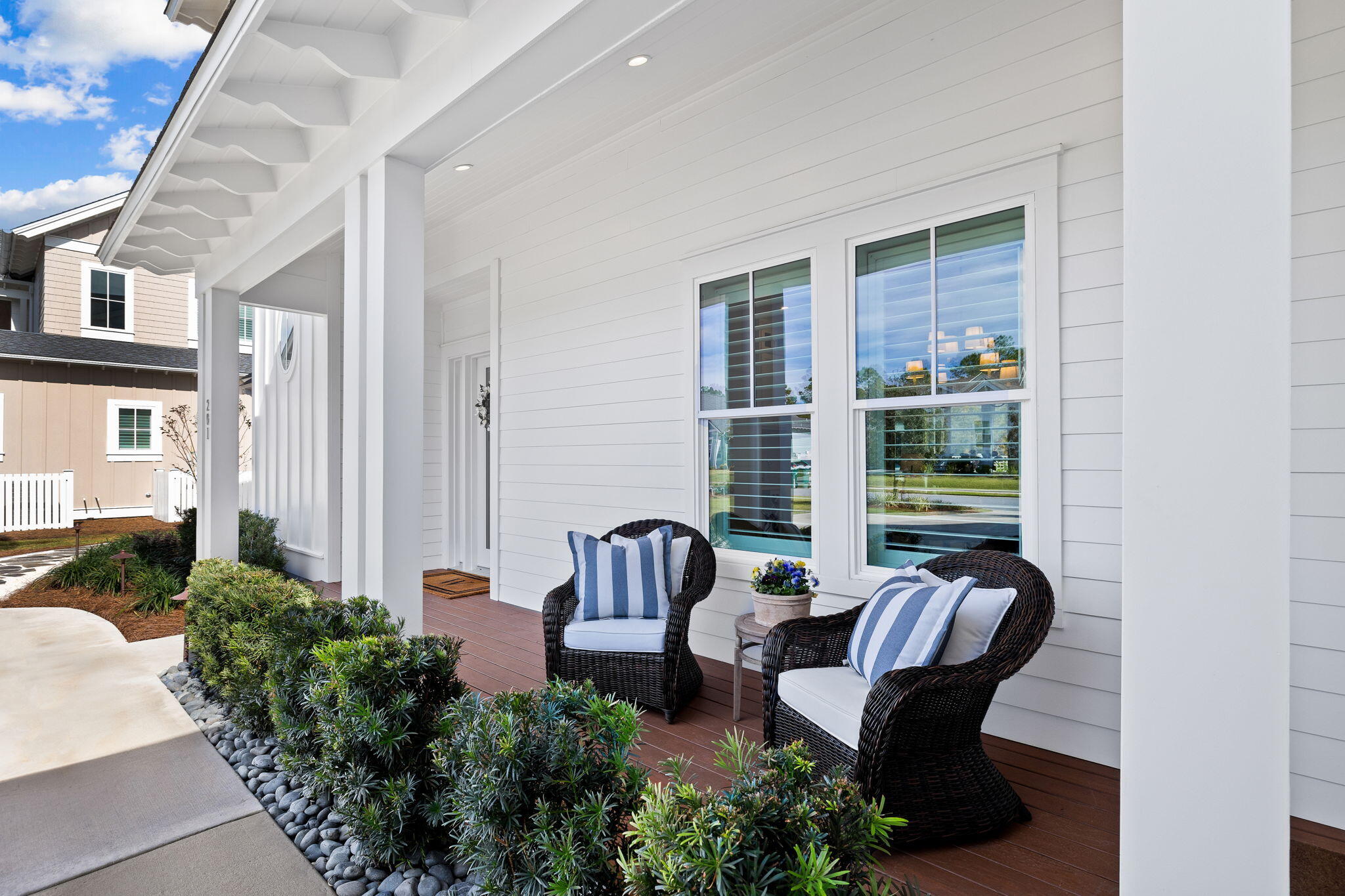 201 Needle Cast Ln Inlet Beach Inlet Beach, FL 32461 - Photo 16 of 92 Covered Front Porch