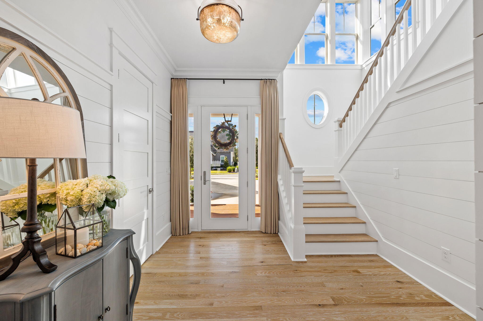 201 Needle Cast Ln Inlet Beach Inlet Beach, FL 32461 - Photo 24 of 92 a view of entryway and hall with wooden floor