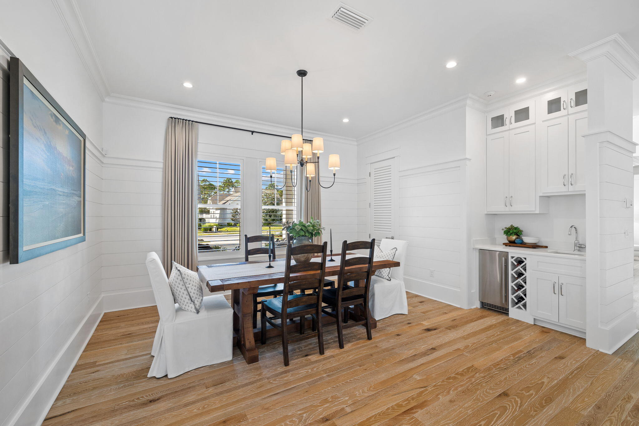 201 Needle Cast Ln Inlet Beach Inlet Beach, FL 32461 - Photo 31 of 92 a view of a dining room with furniture window and wooden floor
