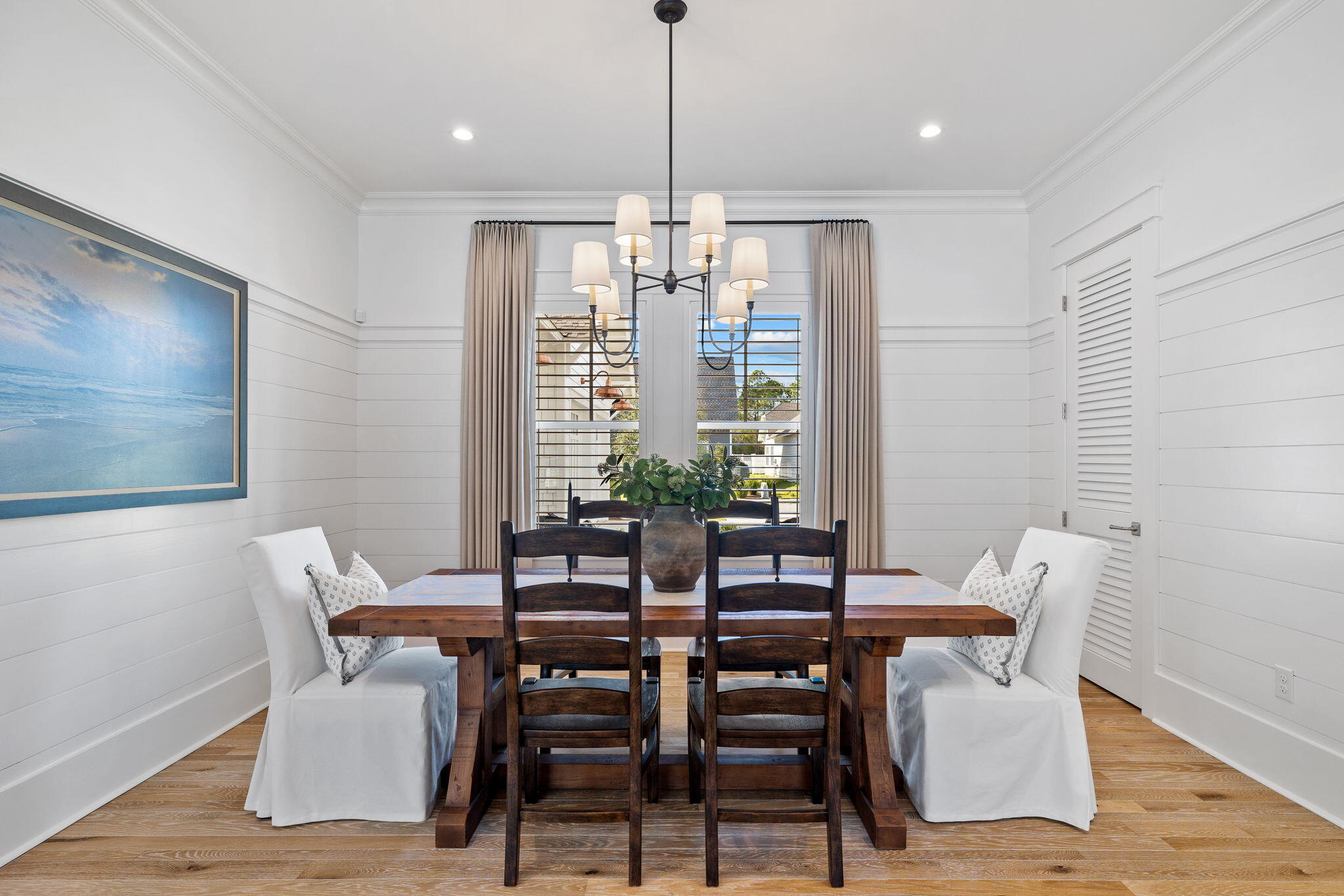 201 Needle Cast Ln Inlet Beach Inlet Beach, FL 32461 - Photo 32 of 92 a view of a dining room with furniture window and outside view