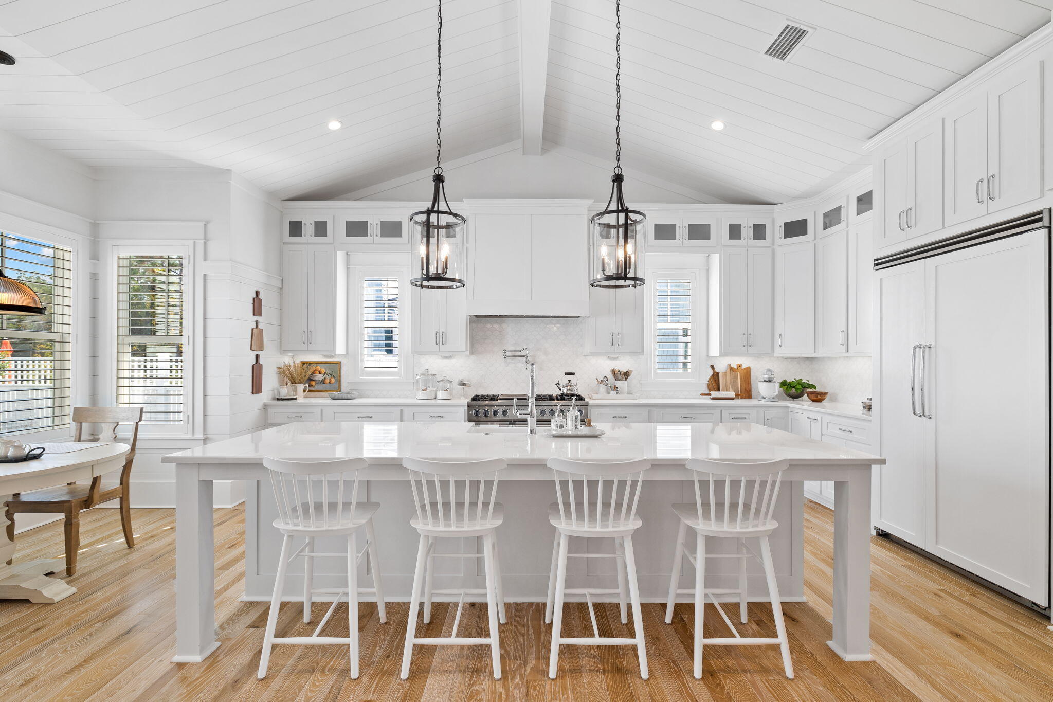 201 Needle Cast Ln Inlet Beach Inlet Beach, FL 32461 - Photo 36 of 92 Kitchen with Vaulted Ceilings
